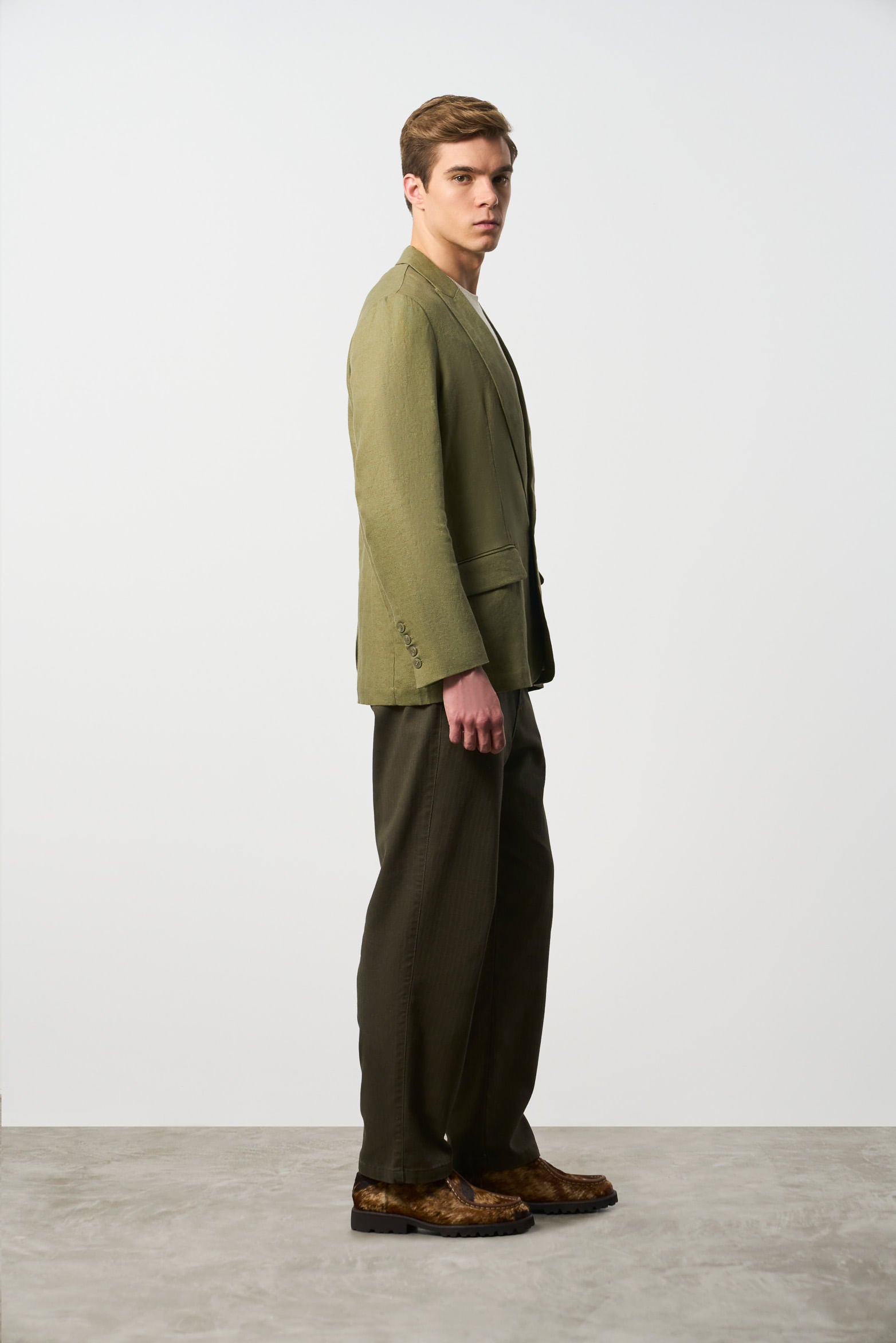 Short-sleeve woven shirt for men Ikal