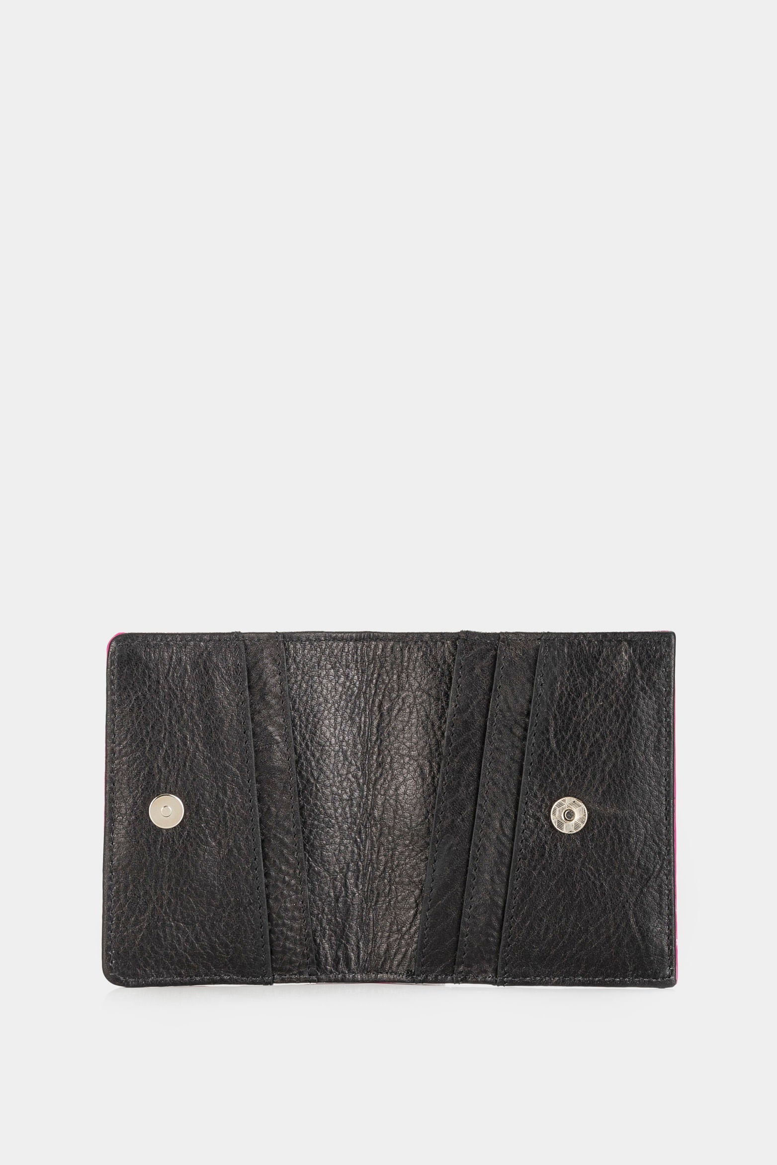 Women’s Splash Leather Card Holder with Seatbelt-Style Wrist Strap