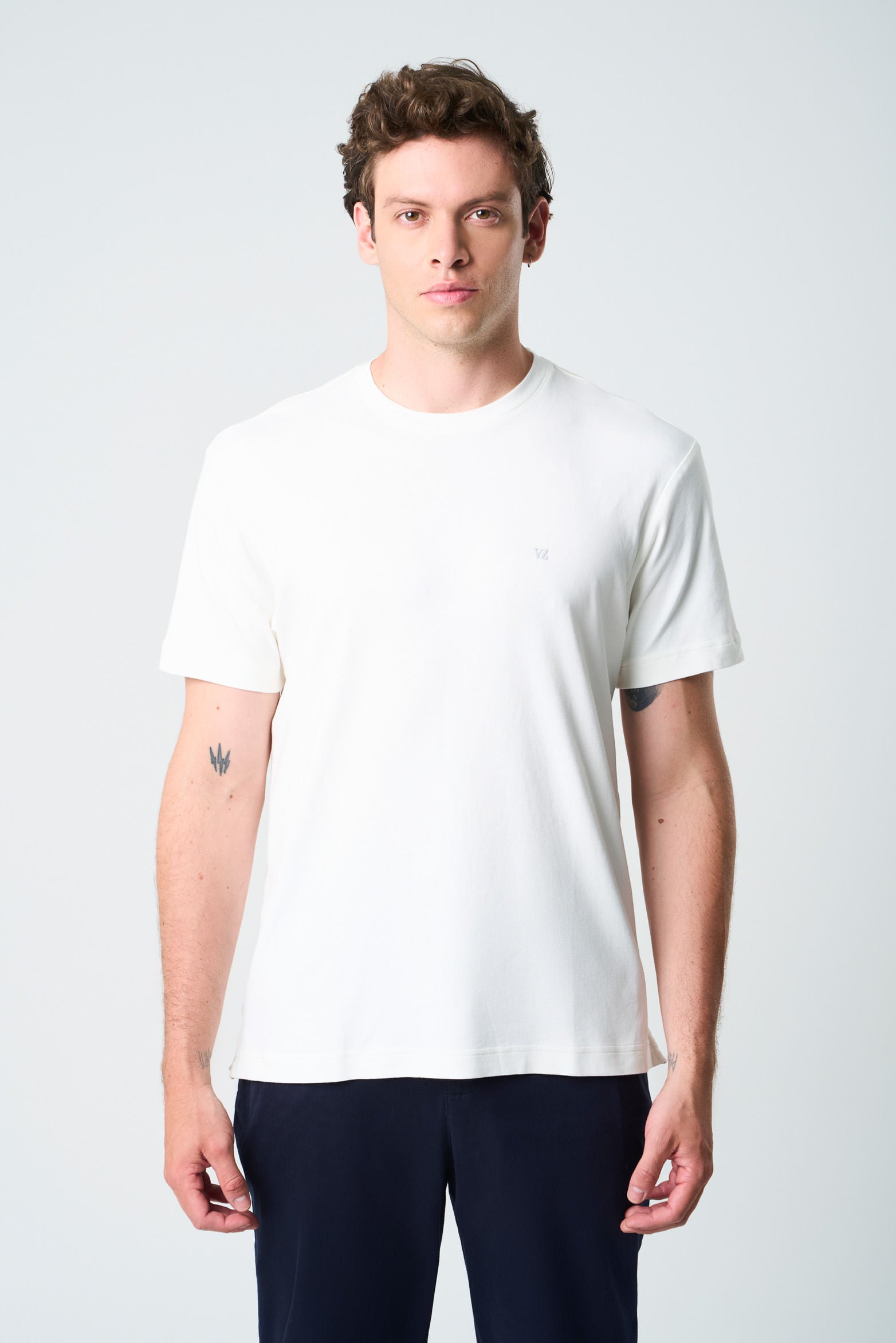 Lerici Short Sleeve T-Shirt for Men Semi Fitted