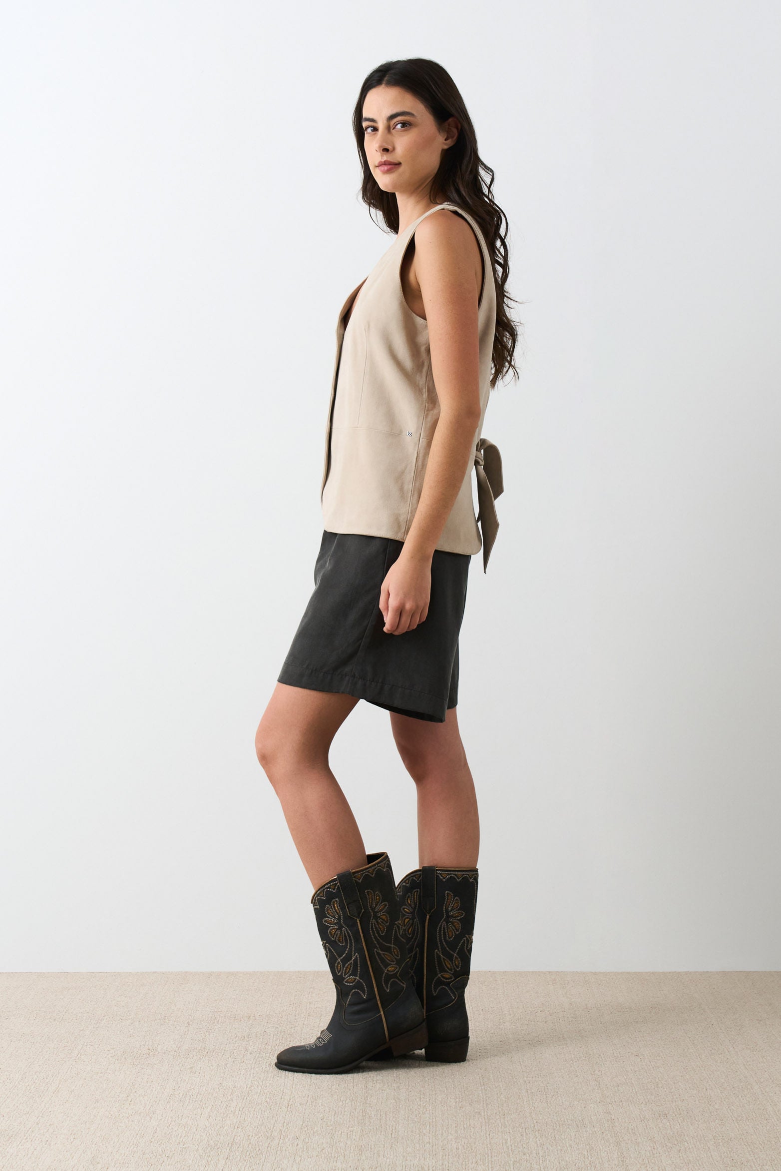 Women’s Hazel Satin Tailored Shorts