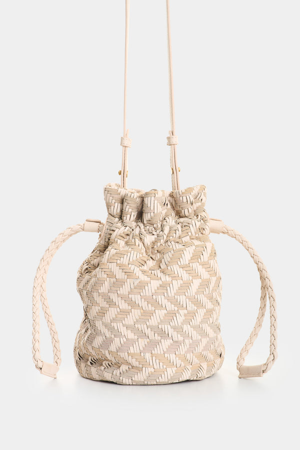 Lyra Woven Leather Crossbody Bag for Women