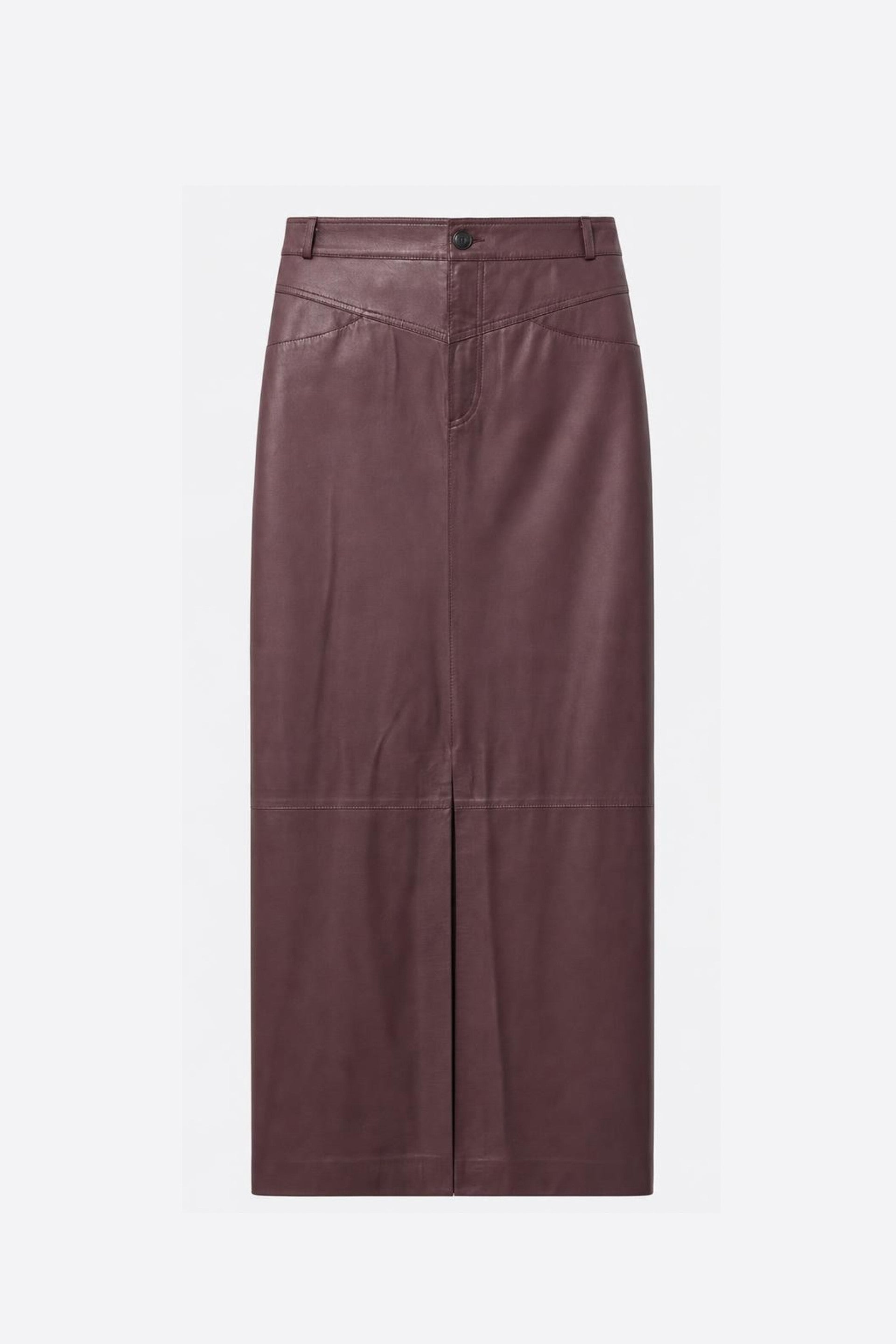 Cayena Leather Maxi Skirt for Women