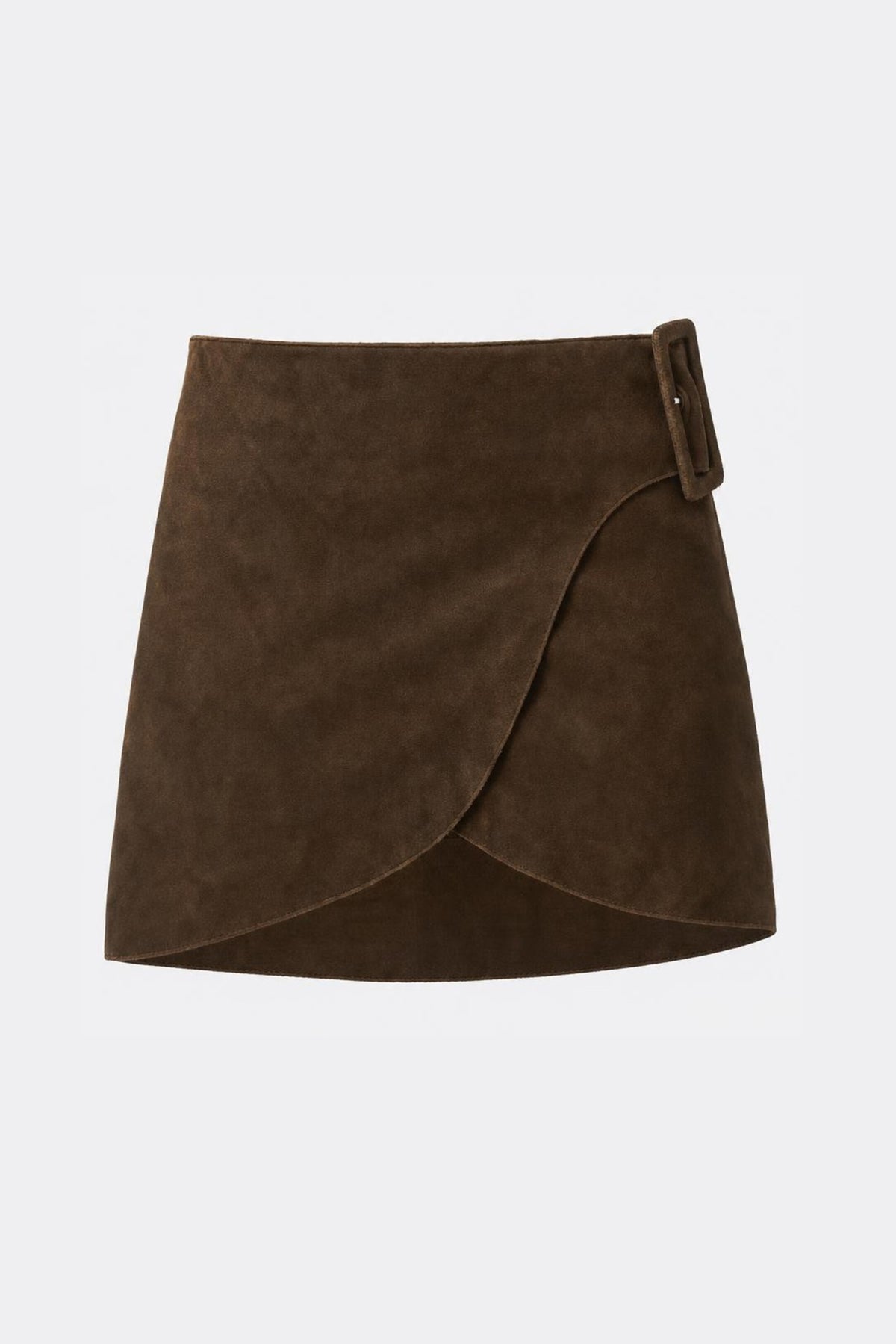 Women's Valle Suede Wrap Mini Skirt
