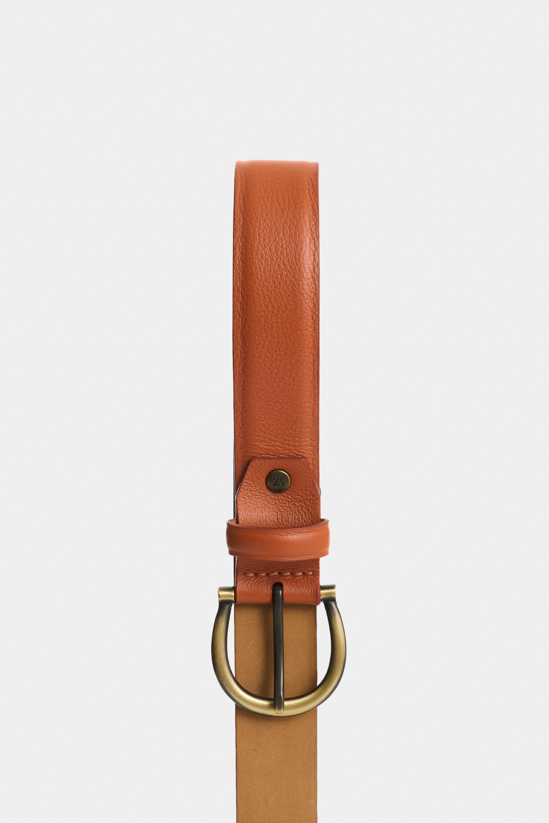 Honey Single-Sided Leather Belt for Women