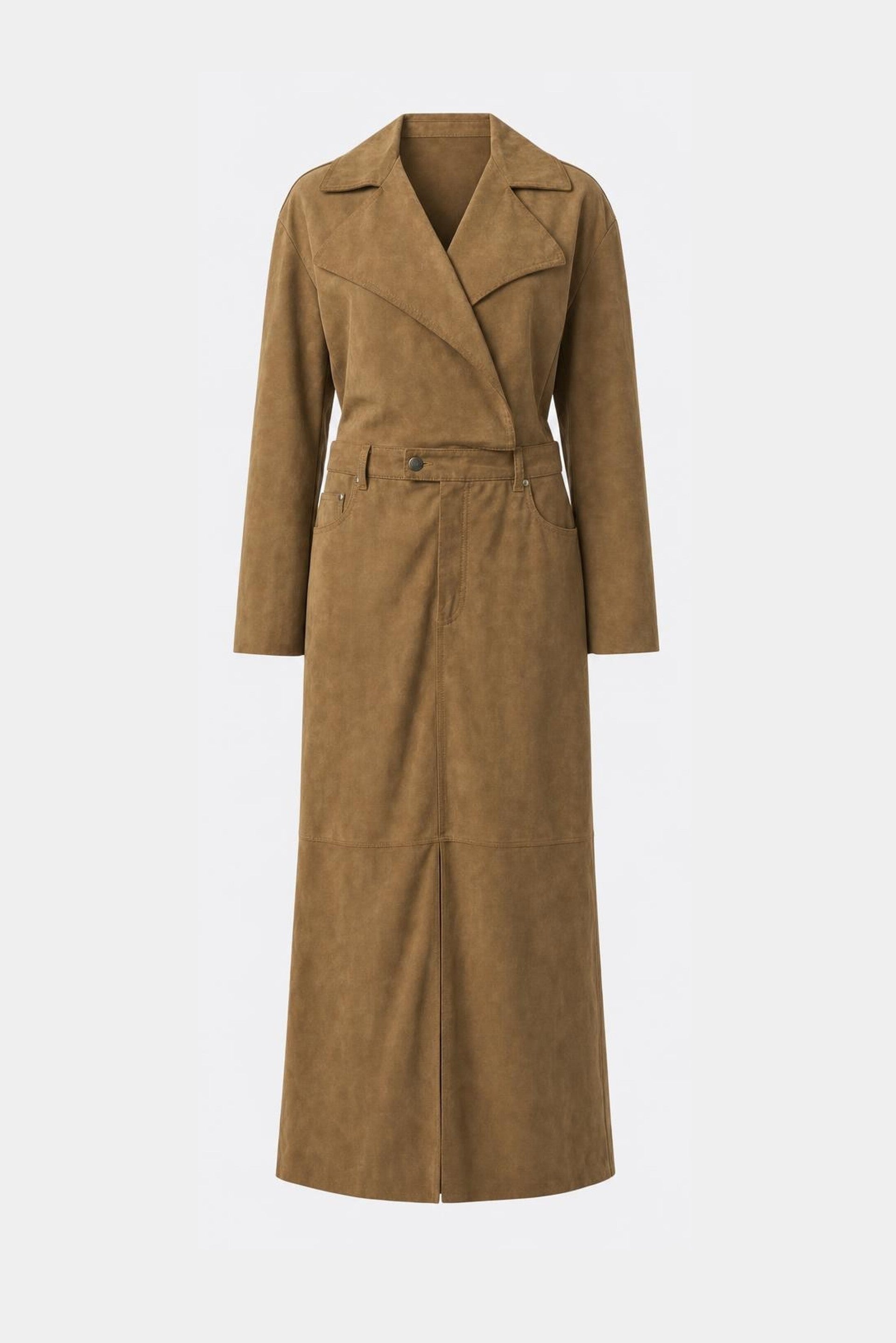 Bila Convertible Suede Dress for Women