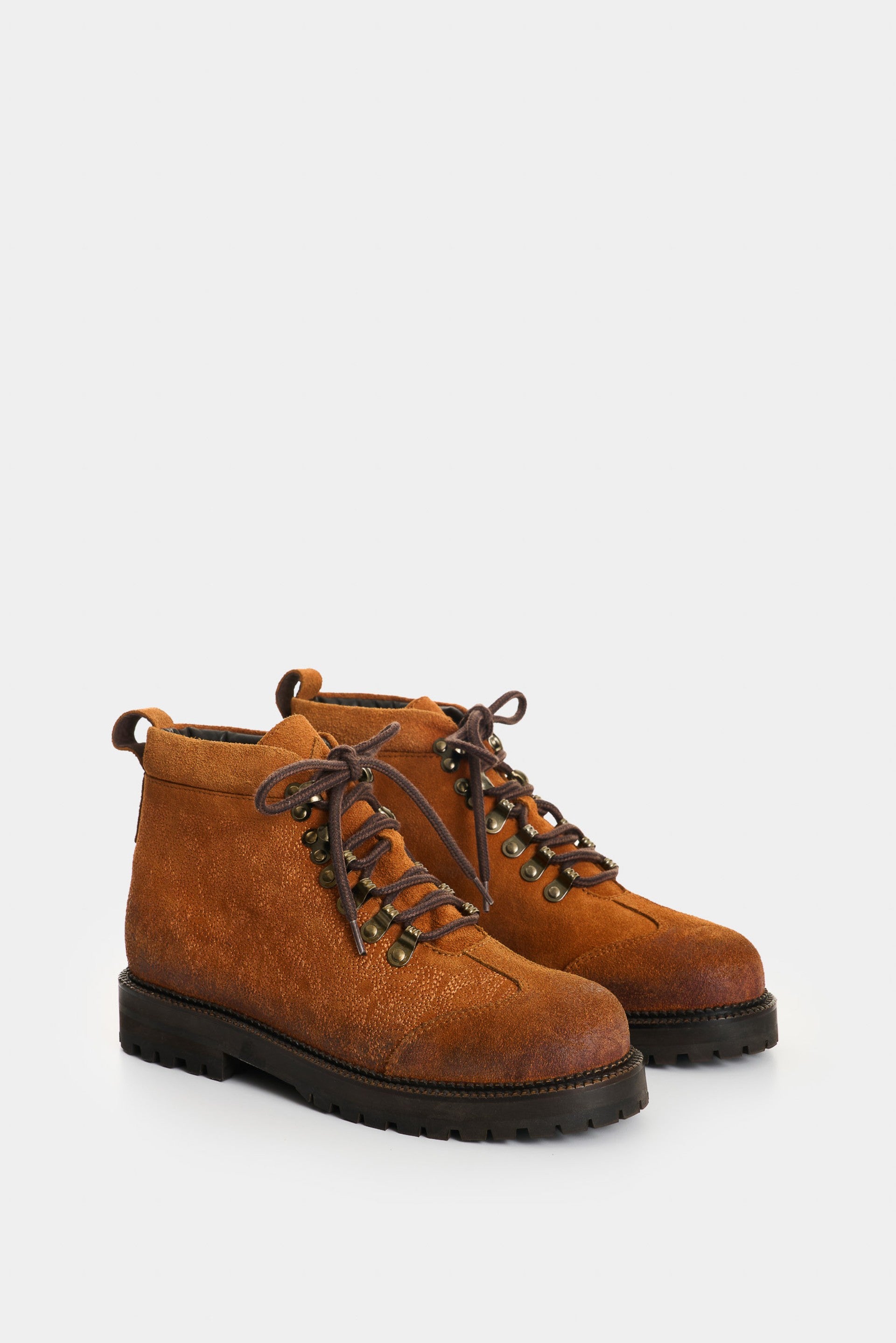 Women's Nacar Embroidered Suede Hiking Boots